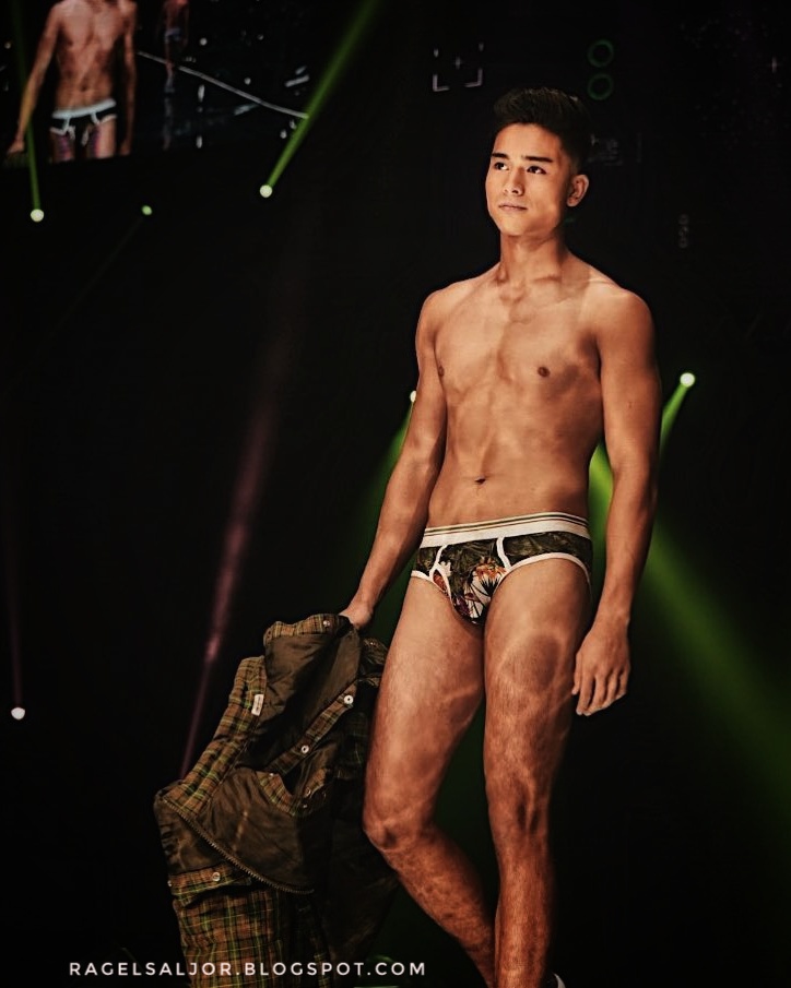 Marco Gumabao on Bench Underwear Show.