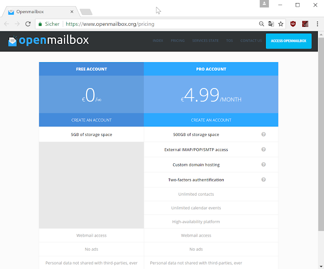 Cambios de servicios en OpenMailBox - El Blog de HiiARA