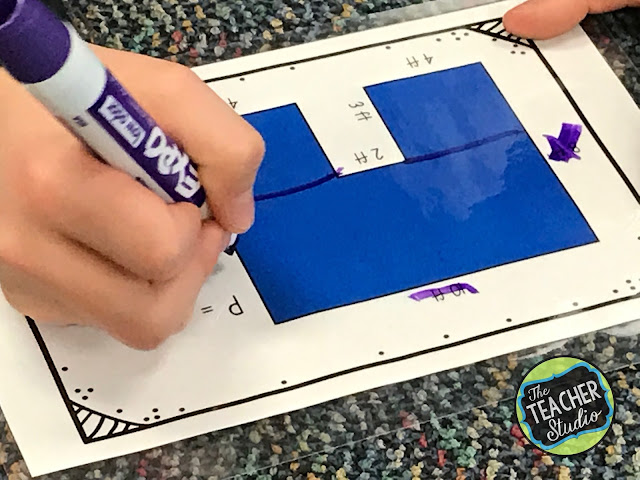 area and perimeter task cards