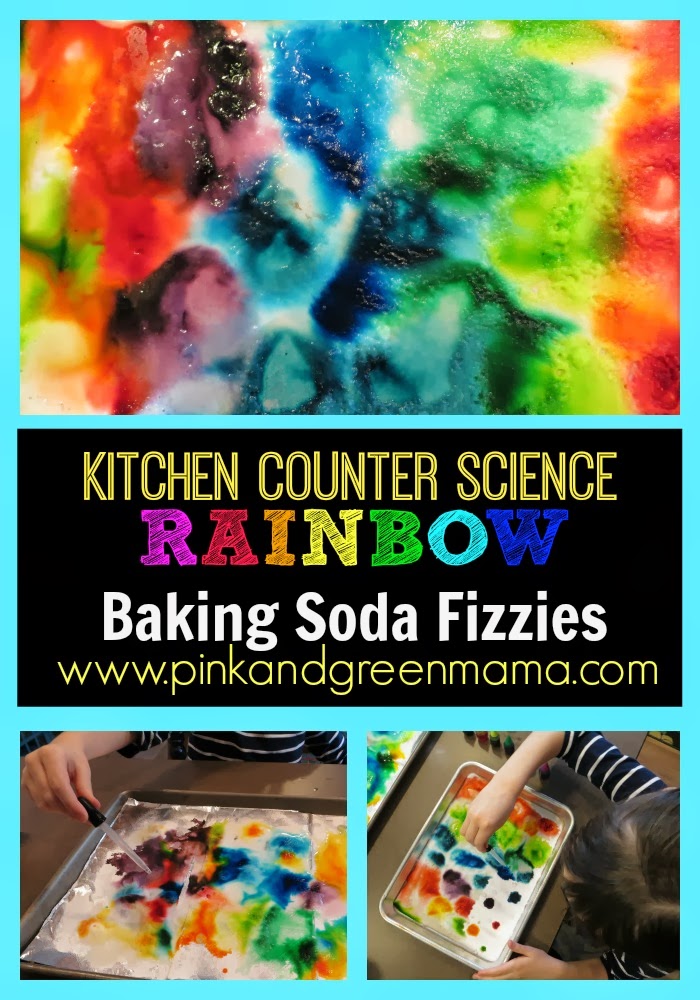 Pink and Green Mama: Kitchen Counter Science With Kids: Rainbow Baking ...