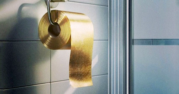 Gold Toilet Paper