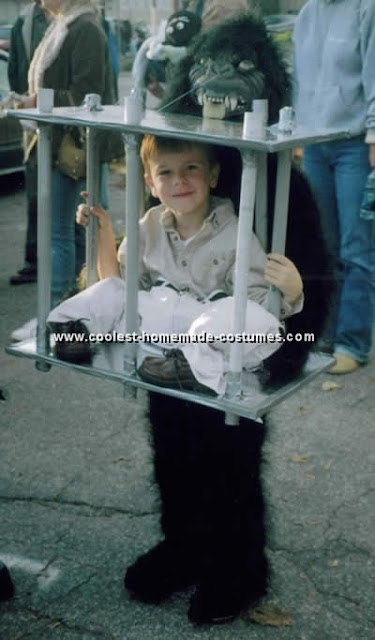 Captive Kid and Gorilla Costume