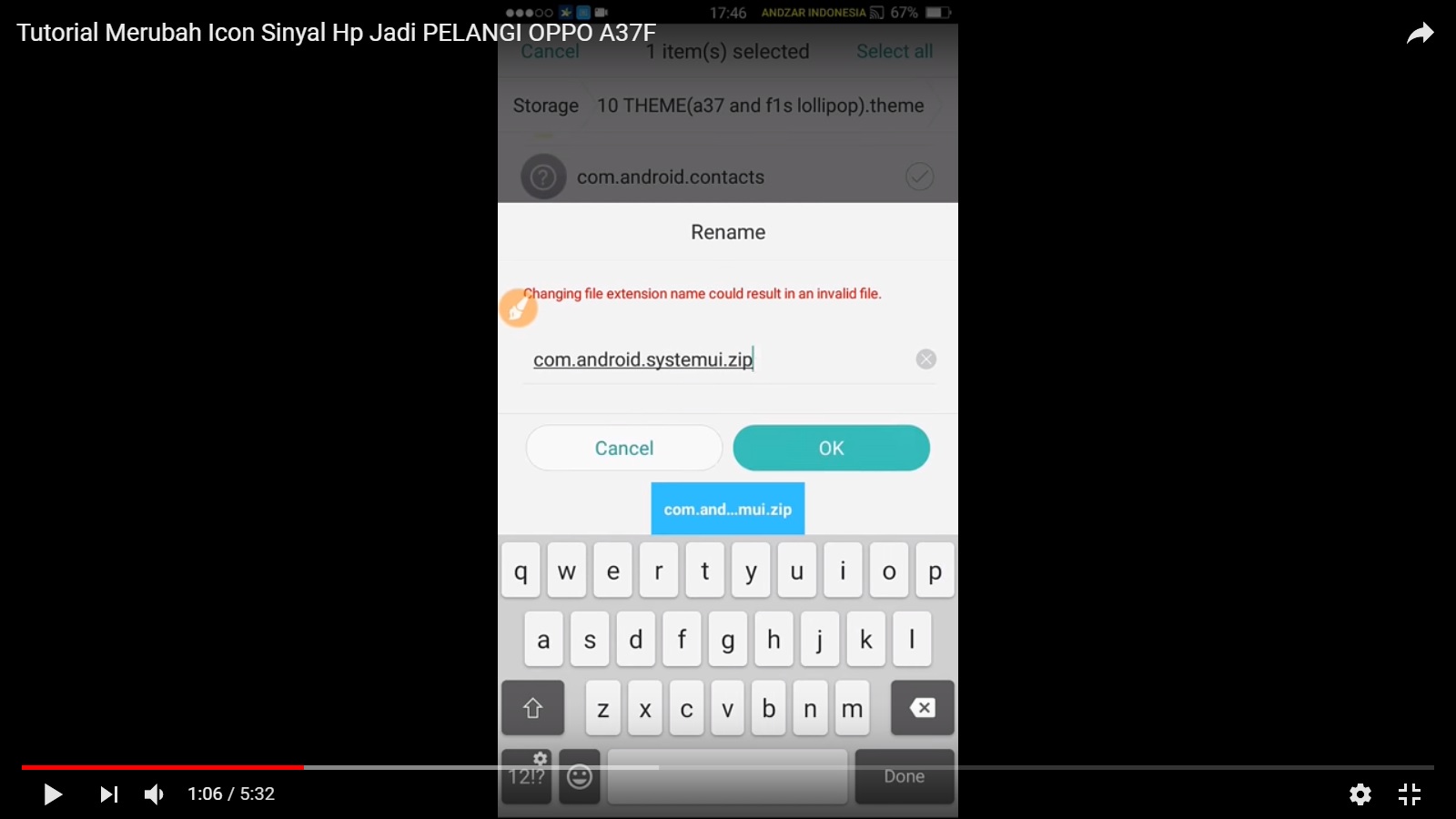 Tutorial Cara Ganti Icon Sinyal OPPO A37 Menjadi Warna