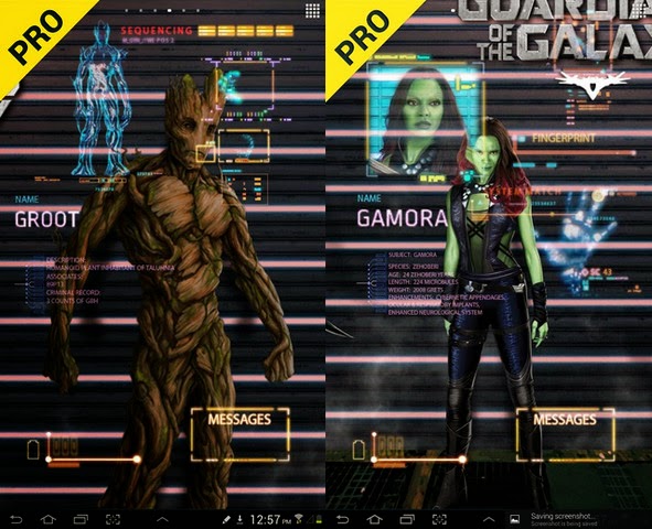 Guardians of the Galaxy LWP (Premium) screenshot