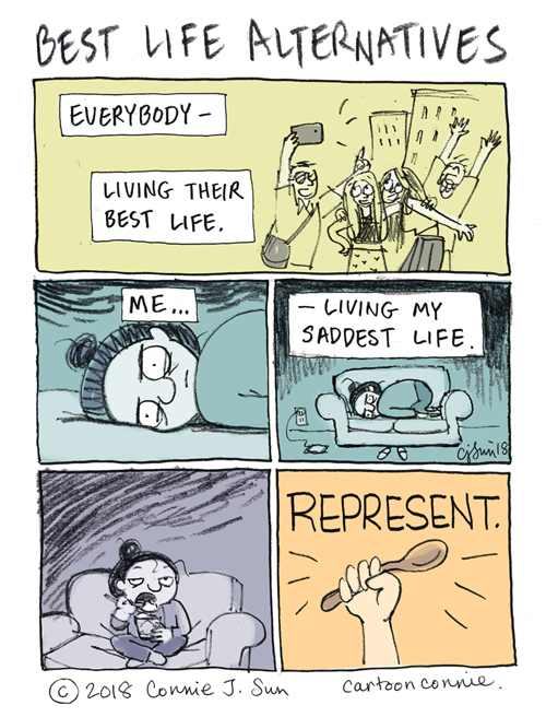 cartoonconnie comics blog "Best Life" Alternatives