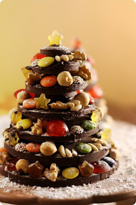 Χριστουγεννιάτικα δέντρα στο τραπέζι