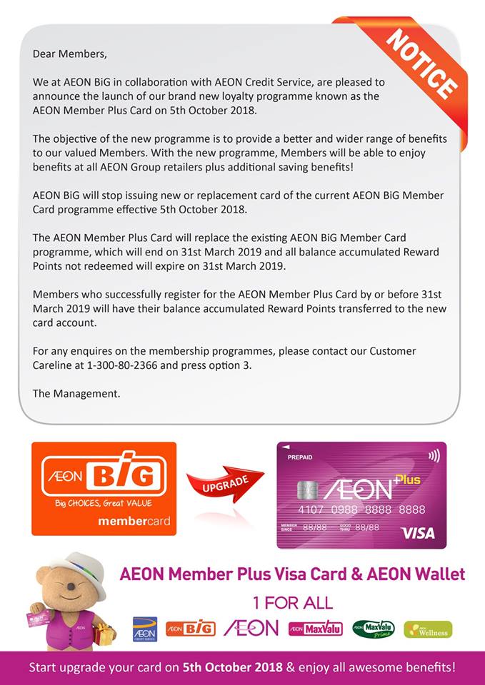 Aeon Plus Visa Card oh Aeon Plus Visa Card - KLSE malaysia