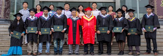 Pakistani students in china