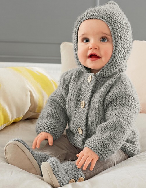 Crochet Hooded Coat Pattern