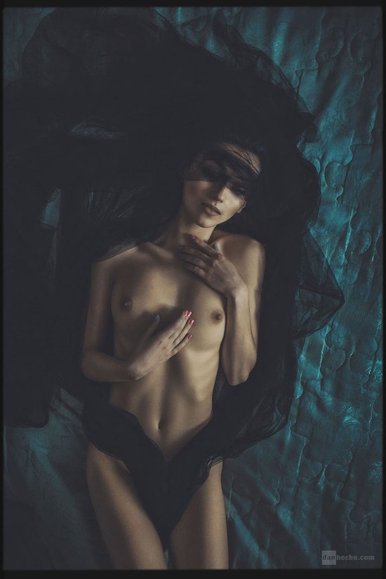 Dan Hecho 500px fotografia mulheres modelos sensuais nudez azul arte