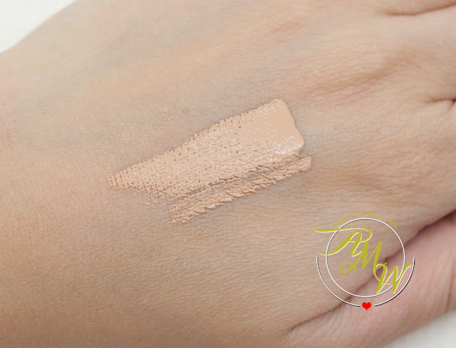 a swatch photo of Flormar Perfect Coverage Liquid Concealer Review in Soft Beige