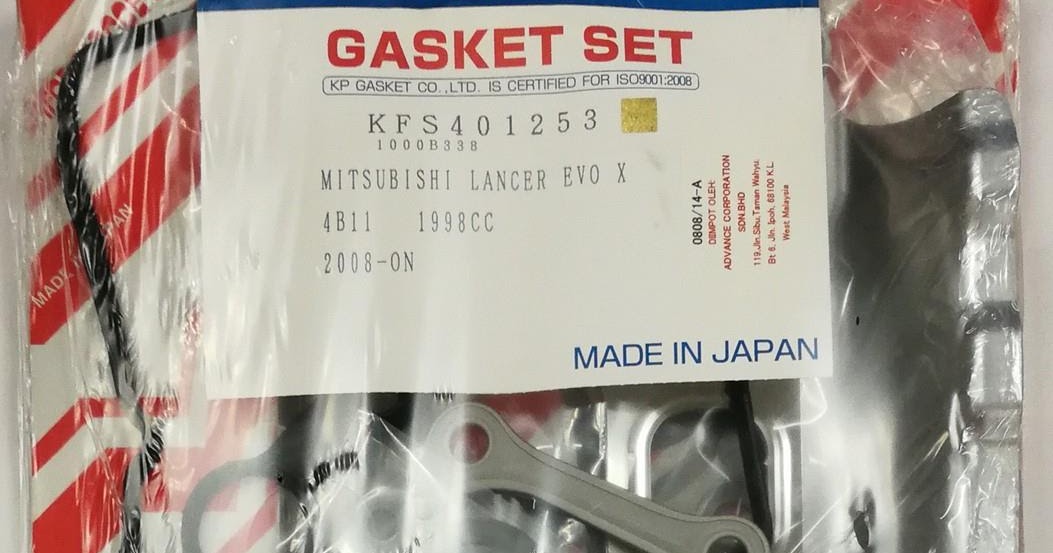 KP Gasket Mitsubishi Evolution X Full Set Gasket