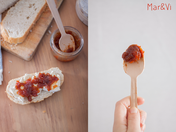 mermelada casera de tomate sin azúcar