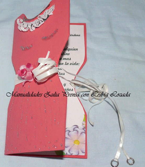 Manualidades Zulia Prensa: Tarjetas de invitación personalizadas para