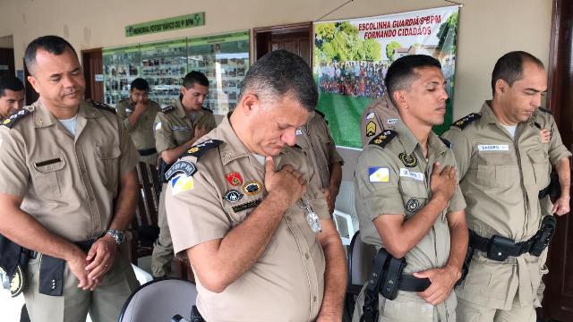 ARAGUATINS: Capelania Militar Evangélica do 9º BPM promoveu celebração na manhã desta segunda-feira (20). Veja vídeo.
