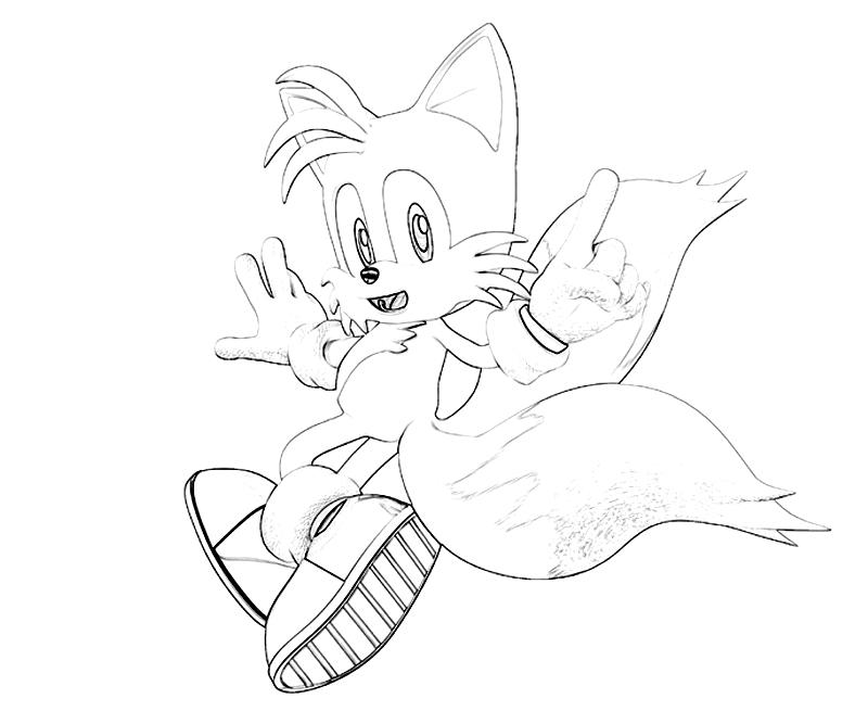 tails from sonic coloring pages - photo #48