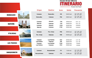 Nuevo itinerario de vuelos nacionales e internacionales de Aserca Airlines. Nuevos horarios de rutas nacionales e internacionales de Aserca Airlines