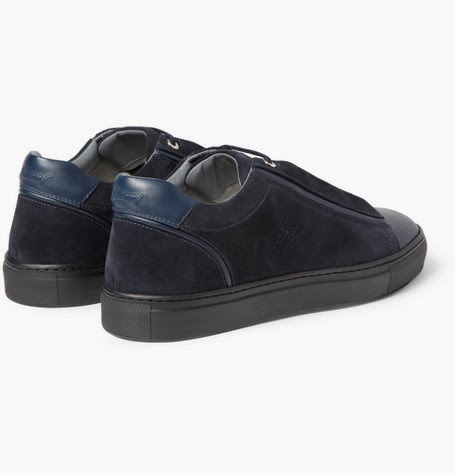 Low-Top, High-Brow: Brioni Slam Suede and Leather Sneakers | SHOEOGRAPHY