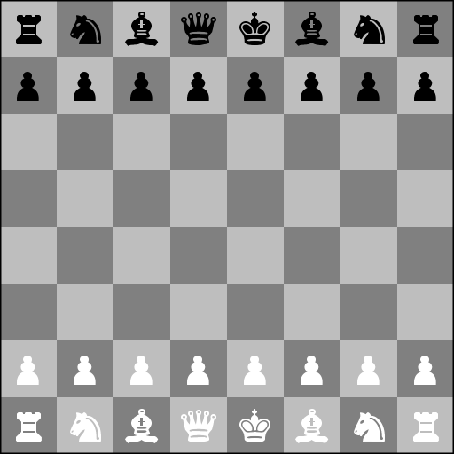 Código Java Graficando tablero de ajedrez.