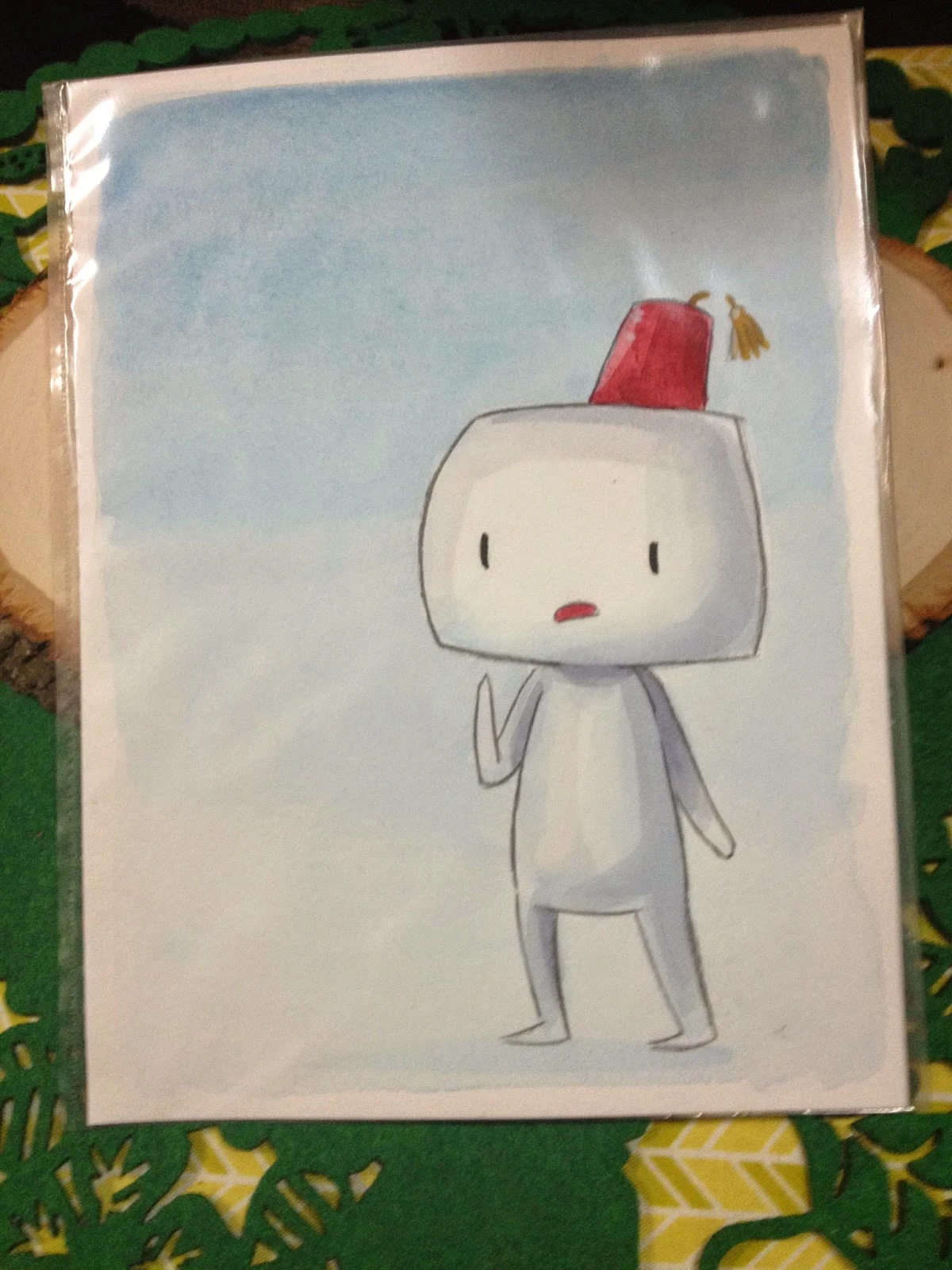 Fez, watercolor