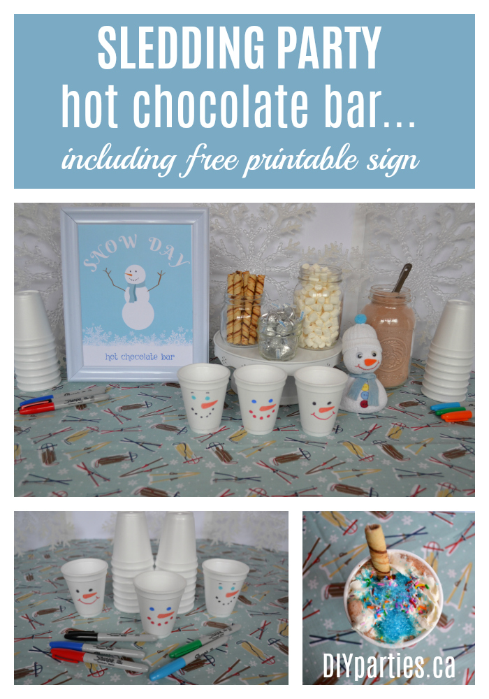 DIY Parties DIY Sledding Party