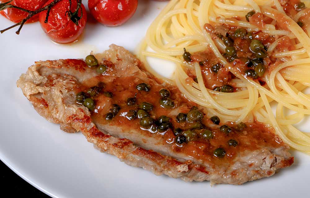 An Eat'n Man Improved Veal Piccata
