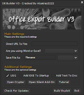  Word & Excel com um crypter.