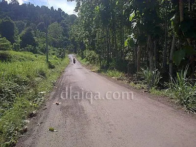 kondisi jalan masuk