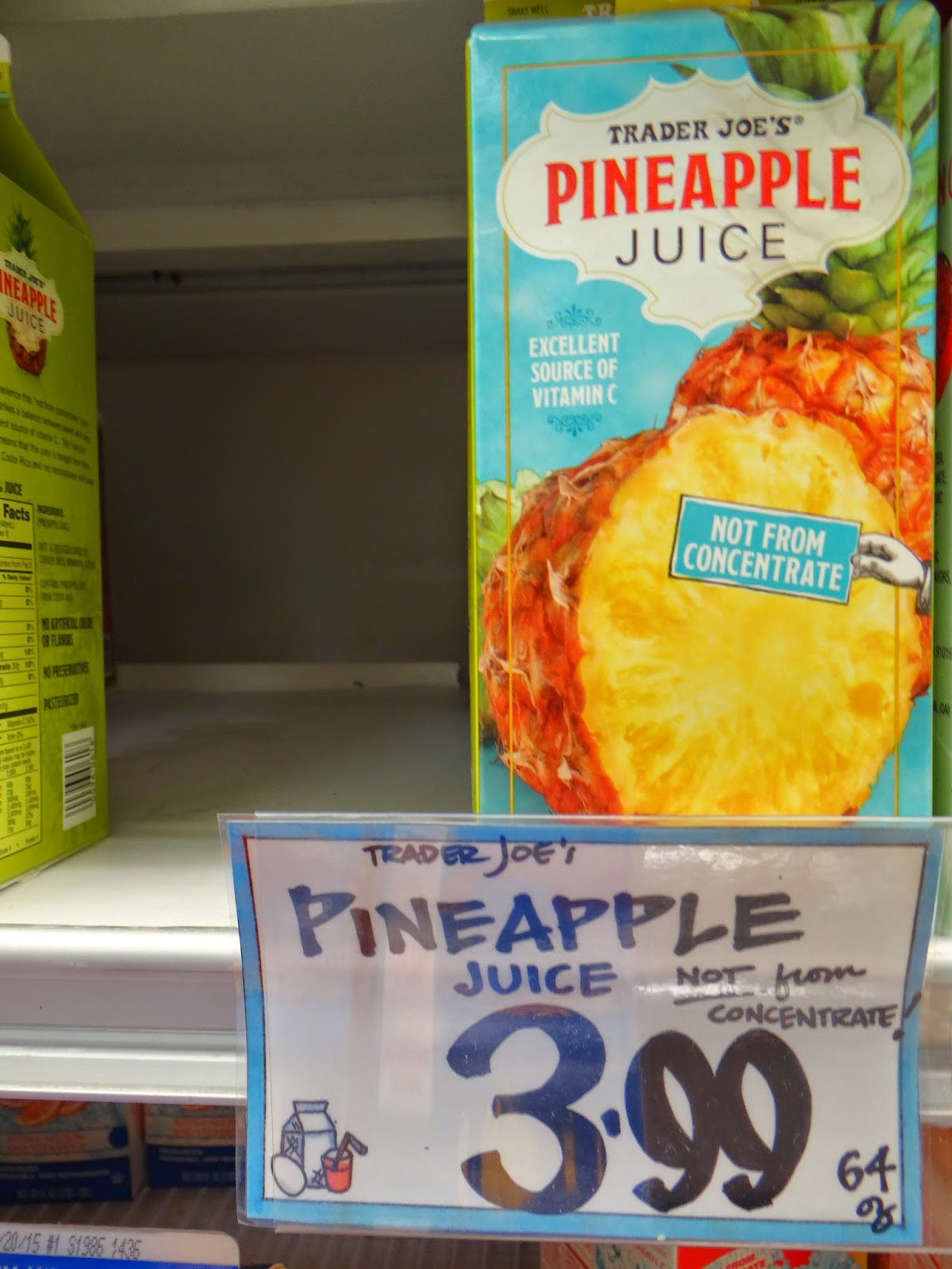 Trader Joe's 365 Day 86 Pineapple Juice