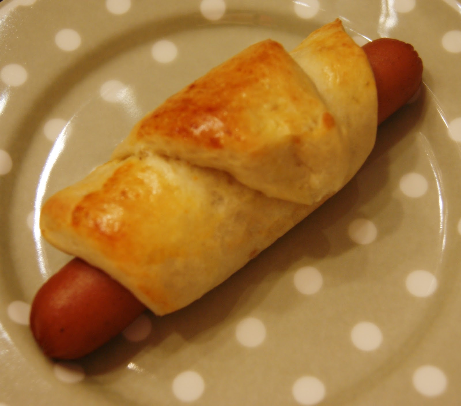 FRA HUSET I SVINGEN: Innbakte pølser...