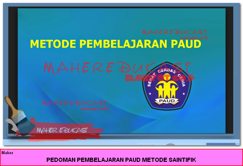 PEDOMAN PEMBELAJARAN PAUD KURIKULUM 2013