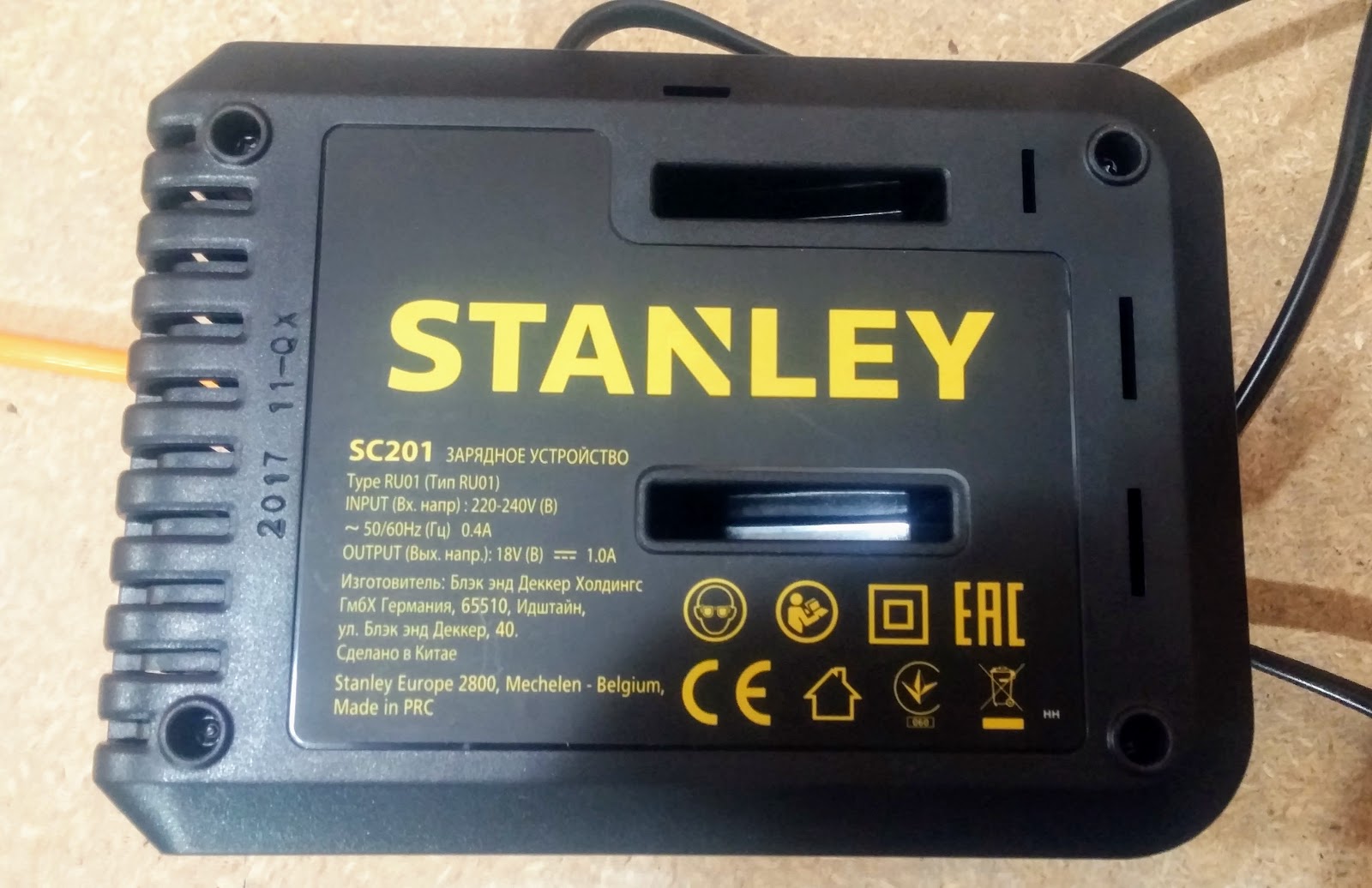 Зарядное устройство Stanley SC202 18V схема - Форум