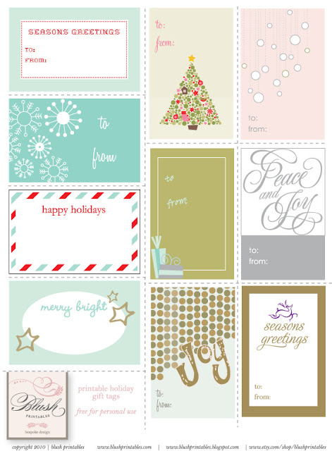 FREEBIES // HOLIDAY PRINTABLES, Oh So Lovely Blog