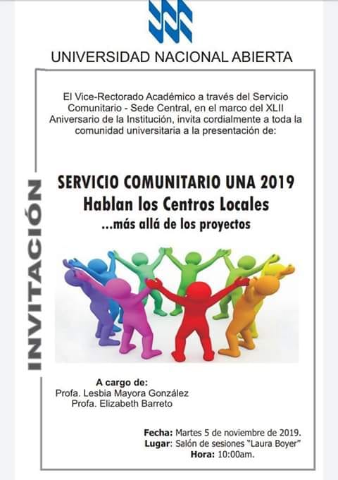 Servicio Comunitario 2019
