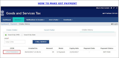 online gst payment