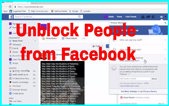 How Do You Unblock Someone on Facebook
