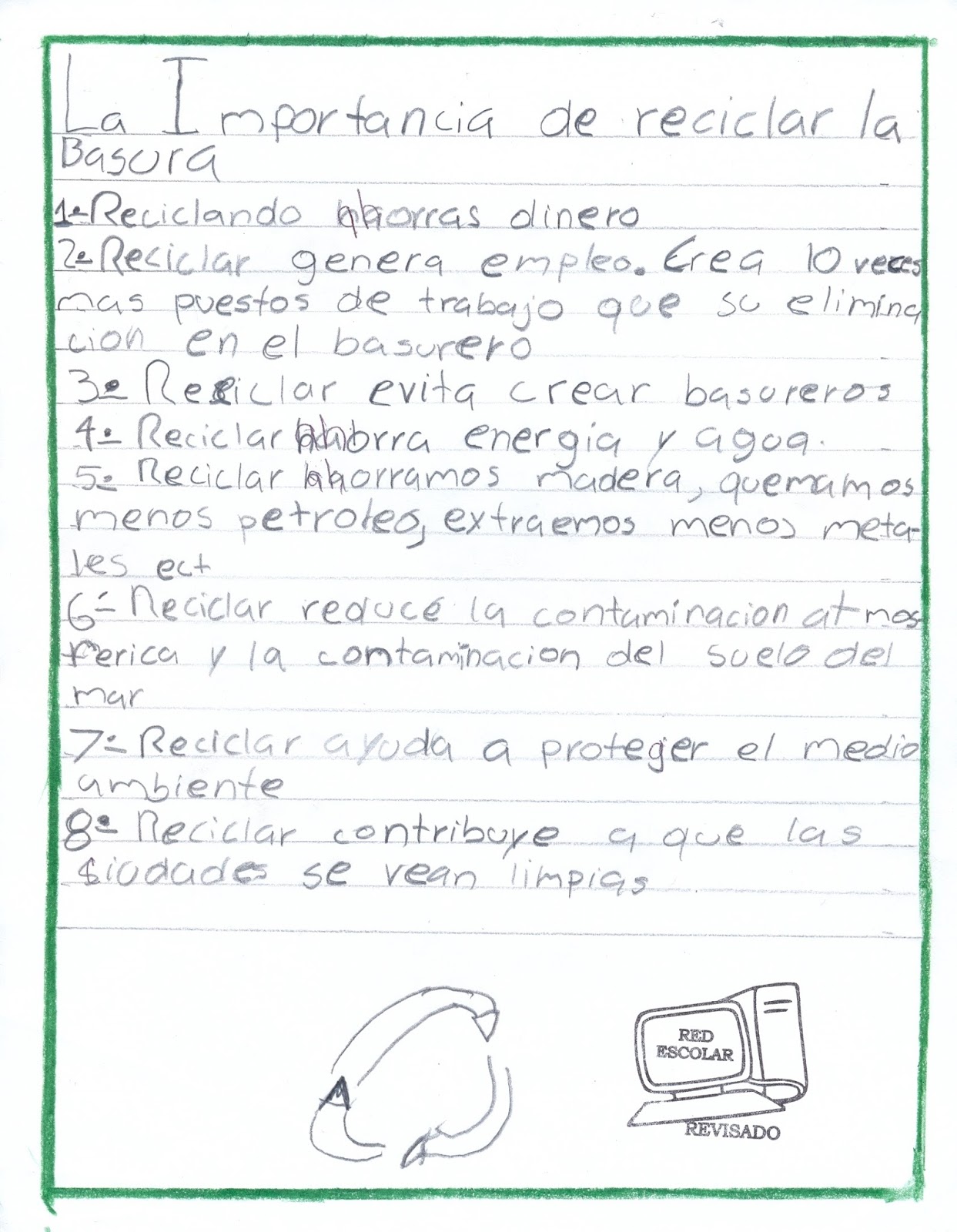 Esc. Primaria Gral. Francisco Villa: CONOCIENDO SOBRE LA BASURA 3°A Y 3°C