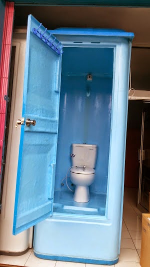 Gambar ~ Toilet ramah lingkungan, Toilet fiber, toilet portable