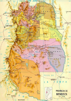 Mendoza Mapa Imagen