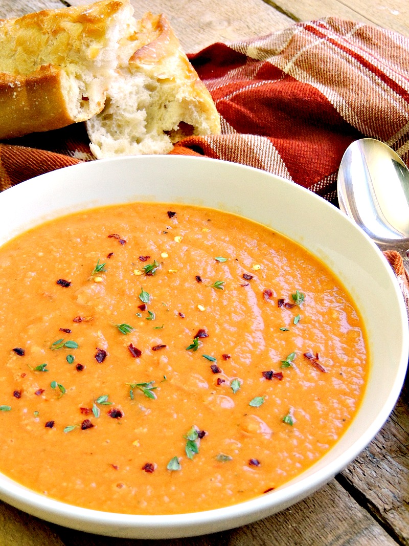 Creamy Tomato Soup (Dairy Free) Bobbi's Kozy Kitchen