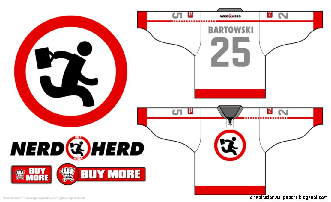 Geeky Hockey Jerseys Available  Dave39s Geeky Hockey