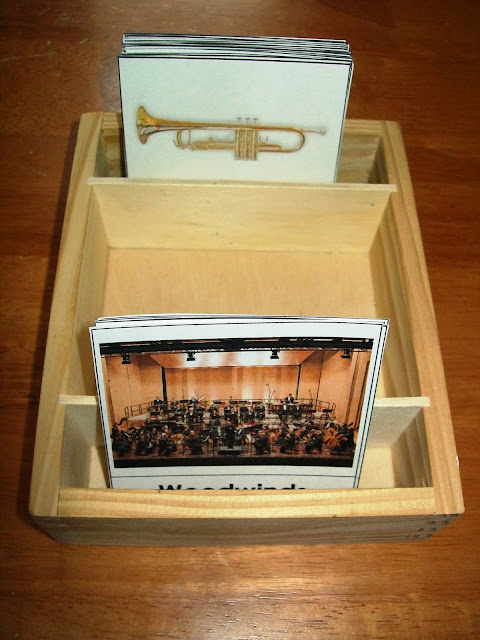 Orchestra instrument cards