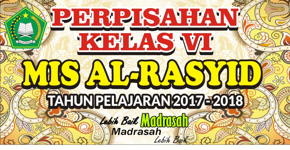 Desain Banner Perpisahan Kelas 9
