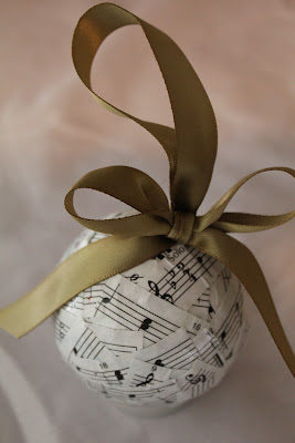 Sheet Music Mod Podge Ornament - Turtles and Tails blog