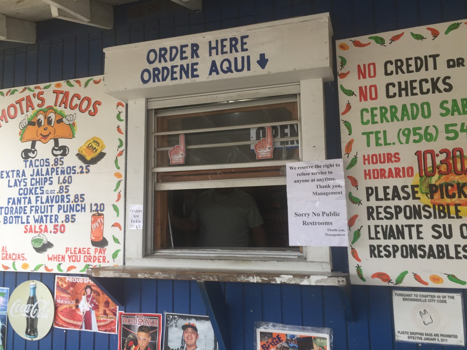 Brownsville Living Mota's Tacos.... where.... Mota's Tacos!