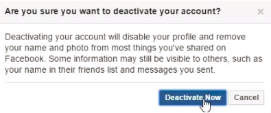 How To Suspend My Facebook Account