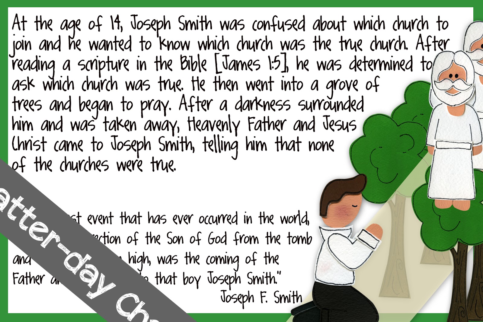 Latterday Chatter Primary 5, Lesson 1