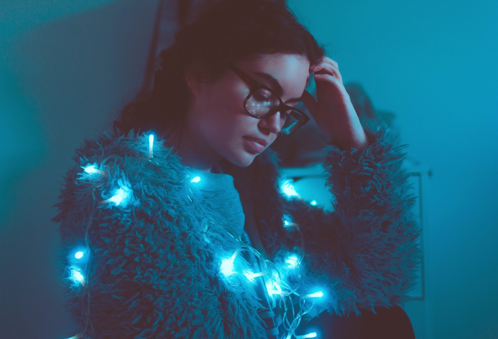 photography / fairy lights (before and after!) DOUNIA AERTS