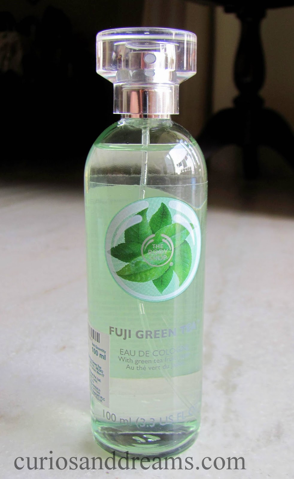 The Body Shop, Green Tea Eau de Cologne Review Curios and Dreams