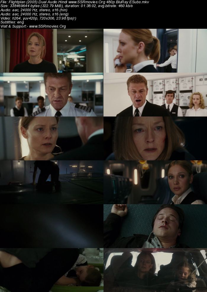 Flightplan (2005) Dual Audio Hindi 480p BluRay 300MB